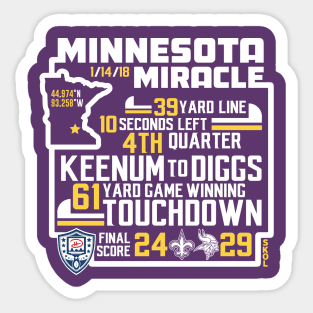 Minnesota Miracle Sticker